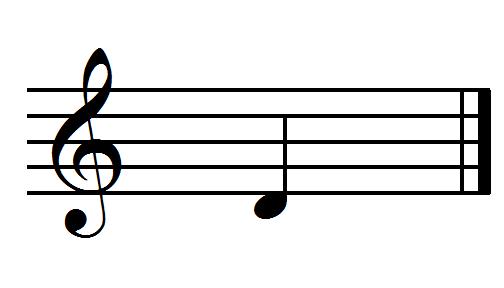 D first octave - learn music notes - learn music online