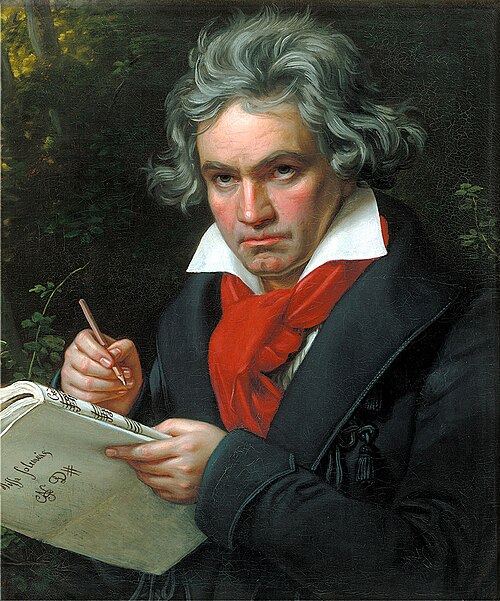 Ludwig van Beethoven (Liudvigas van Bethovenas) portretas